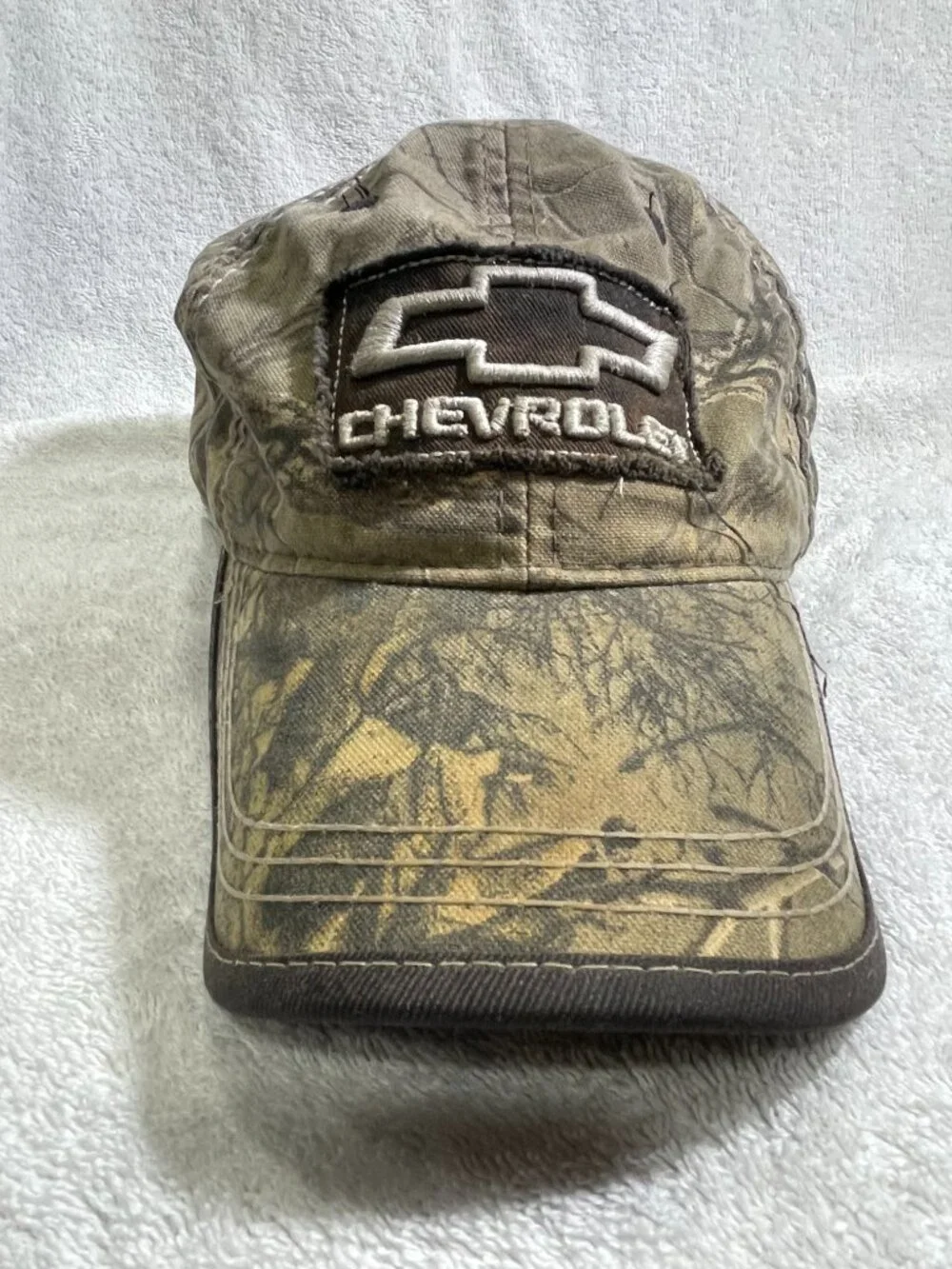 Outdoor Cap Chevrolet Patch Hat Cap Camo Embroidered Logo Adjustable